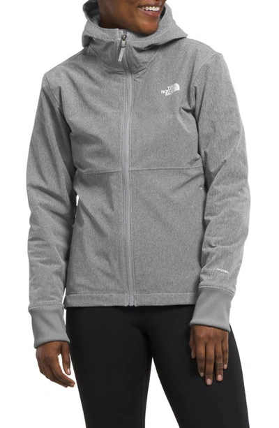 The North Face Women's Shelbe Raschel Zip-front Fleece-lined Hoodie In Tnf Medium Grey Heather