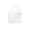 Carmen Sol Amalfi Raffia Small Bag In White