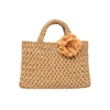 Carmen Sol Positano Raffia Small Bag In Gold