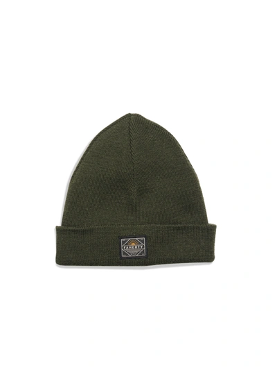 Faherty Workwear Beanie In Olive