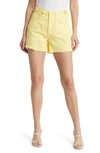 7 For All Mankind Easy Ruby Shorts In Banana