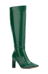 New York And Company Knee High Boot Green In Green