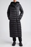 MAX MARA NOVET THE CUBE REVERSIBLE HOODED LONG DOWN COAT WITH TWO BELTS