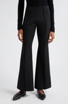 Atm Anthony Thomas Melillo Ponte Knit Kick Flare Pants In Black