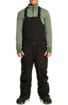 QUIKSILVER UTILITY WATERPROOF SNOW BIB SKI PANTS