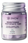 SNOW INSTANTLY BRIGHT TOOTHPASTE TABS