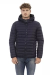 INVICTA INVICTA QUILTED MEN'S HOODED BLUE MEN'S JACKET
