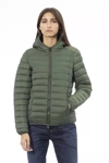 INVICTA INVICTA CHIC GREEN QUILTED HOODED WOMEN'S JACKET