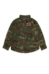 DSQUARED2 CAMOUFLAGE ALLOVER RIPSTOP COTTON SHIRT