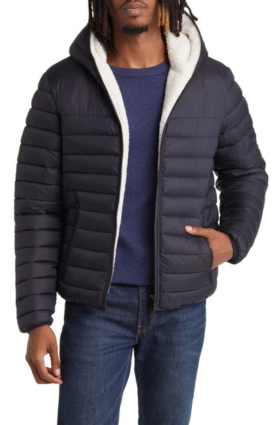 SAVE THE DUCK MORUS WATER RESISTANT HOODED PUFFER JACKET