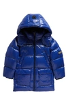 Mackage Kennie Down Hooded Puffer Coat In Klein Blue