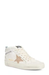 Golden Goose Midstar Sneaker In White/ Gold