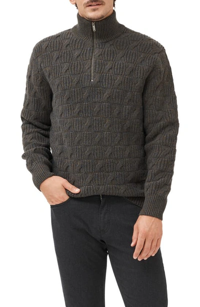 Rodd & Gunn Rodd And Gunn Unity Park Ribbed Cable Pullover Sweater In Green