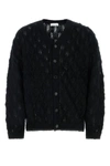 1989 Studio Black Mohair Blend Cardigan In Black