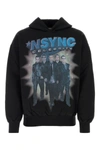 1989 Studio Brushed Cotton Nsync Celebrity Hoodie With 2-pockets In Black
