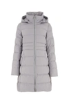 Canada Goose Aurora Parka Down Jacket In Moonstonegrey