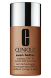 Clinique Even Better Makeup Broad Spectrum Spf 15 Foundation Wn 124 Sienna In 124 Sienna
