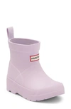 Shop Hunter Kids' Play Waterproof Rain Boot In Tempered Mauve