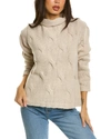 ALASHAN CABLE-KNIT WOOL SWEATER