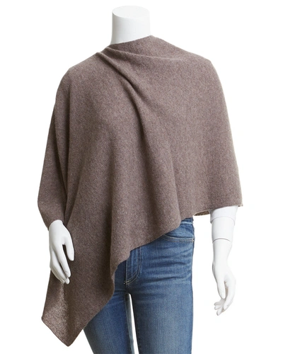 Hannah Rose 4-ways Cashmere Topper In Beige