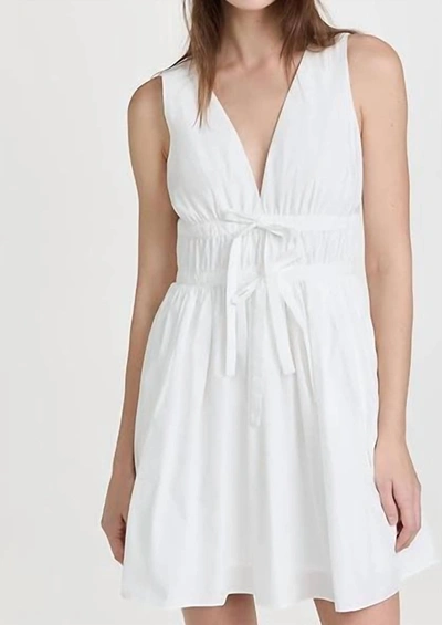 Amanda Uprichard Sleeveless Morello Dress In White