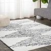 Jonathan Y Elm Diamond Stripe Geometric Shag Area Rug