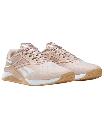 Reebok Womens  Nano X2 In Soft Ecru/white/rose Gold