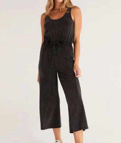 Z Supply Easy Going Jumpsuit In Black