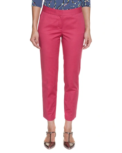 Boden Bistro Petal Cropped Trouser In Pink