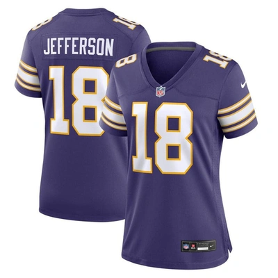 Nike Justin Jefferson Minnesota Vikings  Men's Dri-fit Nfl Limited Football Jersey In Purple