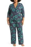 NORDSTROM BRUSHED HACCI PAJAMAS