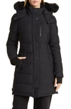 Moose Knuckles Watershed Hooded Down Parka In Black