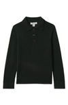 Reiss Boys' Trafford Jr Wool Polo Sweater - Little Kid In Forest