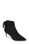 Ted Baker Womens Black Yona Bow-embellished Heeled Suede-leather Ankle Boots