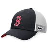 NIKE NIKE NAVY/WHITE BOSTON RED SOX HERITAGE86 LIGHTWEIGHT UNSTRUCTURED ADJUSTABLE TRUCKER HAT