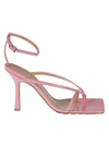 BOTTEGA VENETA BOTTEGA VENETA STRETCH LEATHER HEEL SANDALS