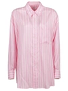 BOTTEGA VENETA BOTTEGA VENETA STRIPED SILK SHIRT