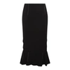 Marni Flounce Hem Midi Skirt With High Waist