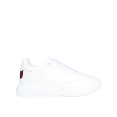 Stella Mccartney Leather Sneakers In White