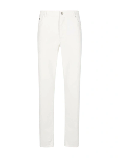 Brunello Cucinelli Straight Jeans In White