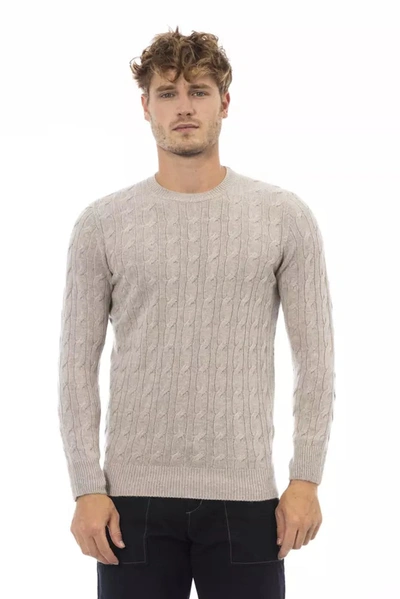 Alpha Studio Beige Viscose Sweater