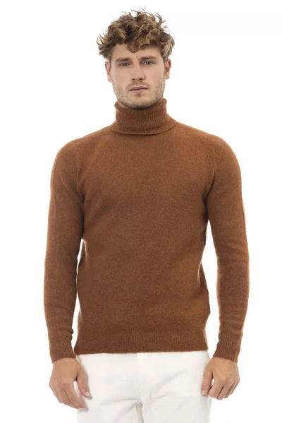 ALPHA STUDIO ALPHA STUDIO ELEGANT TURTLENECK ALPACA BLEND MEN'S SWEATER