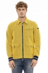 DISTRETTO12 DISTRETTO12 CONVERTIBLE BACKPACK-STYLE YELLOW MEN'S JACKET