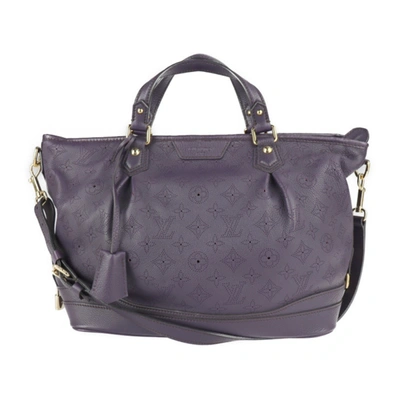 Pre-owned Louis Vuitton Stellar Bag Purple Leather Handbag ()