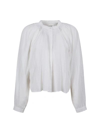Marant Etoile Imayae Pleated Shirt In White