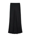 Anine Bing Bar Fluted Silk Skirt In Black