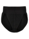 RICK OWENS PANTIES IN CACHEMIRE BLEND UNDERWEAR, BODY BLACK