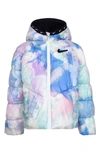 Nike Kids' Chevron Puffer Jacket In Blue Multi Color