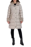 LAUNDRY BY SHELLI SEGAL LAUNDRY BY SHELLI SEGAL FAUX FUR TRIM HOODED PUFFER JACKET
