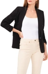 1.state One-button Blazer In Rich Black